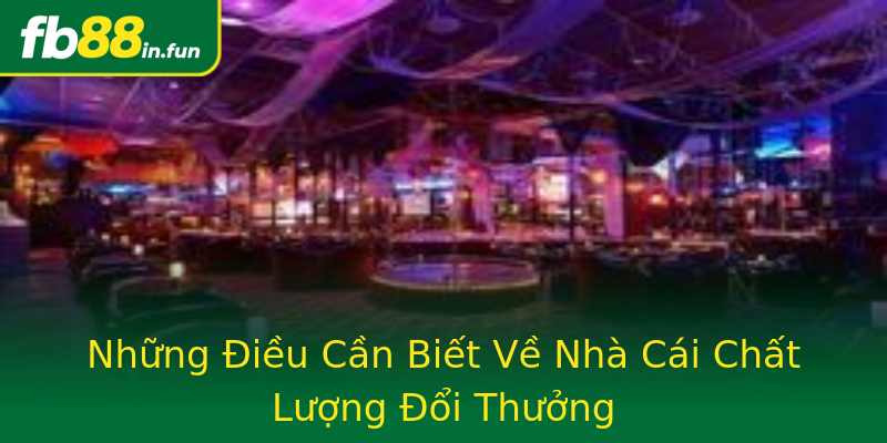 Những Điều Cần Biết Về Nhà Cái Chất Lượng Đổi Thưởng Những Điều Cần Biết Về Nhà Cái Chất Lượng Đổi Thưởng